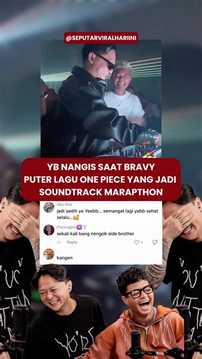 YB NANGIS SAAT BRAVY PUTER LAGU ONE PIECE #ybrap #bravy #trending #viral #dj