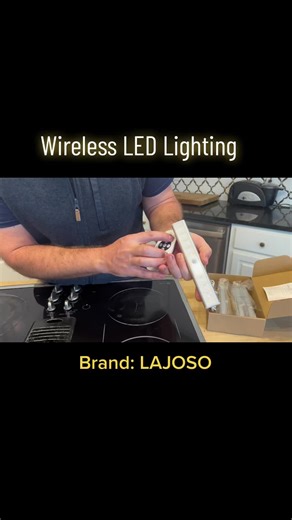 How to install Wireless LED cabinet lights (brand: LAJOSO). Coming soon.. check out the full video on our YouTube page! https://m.youtube.com/mrgregshowto #cabinetlight #cabinetlights #lajoso #howto #ledlights