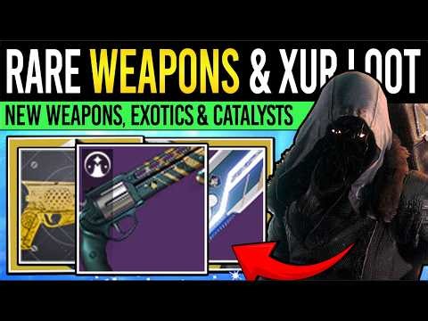 Destiny 2: RARE JUICY WEAPONS & XUR LOOT REFRESH! Xur Inventory, Exotics & Rolls (8th May)