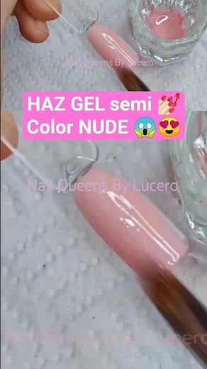 Make your own nude gel shellac nails 😱😍 #nailqueensbylucero