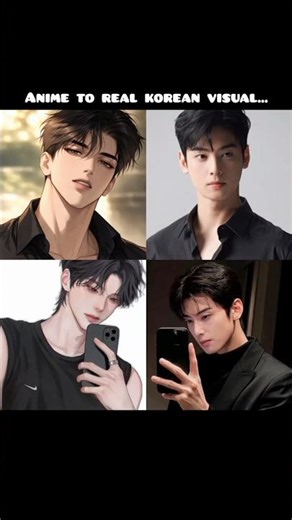 korean actor : Anime vs reality 🔥✨ #koreanhero #animeboy #fyp
