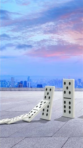 Urban Terrace Domino Sequence #domino #viral #viralshorts #dominoeffect