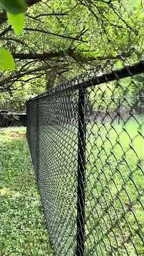 5’h Black chain link installed in kings Mountain, NC. #fence #fencecontractor