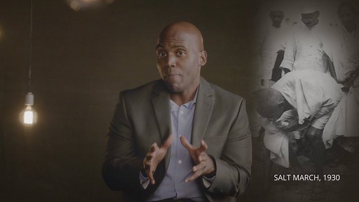 Mahatma Gandhi was an Indian religious leader who led one of the great mass movements of world's history. | HISTORY