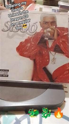 Cleaning my Sisqo's Unleash the Dragon CD on a regular day 🐲🐉🔥