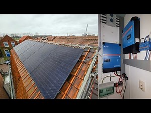 Zonnepanelen aanleggen met Victron Energy Laadregelaar Accu OFF Grid en dynamisch handelen functies