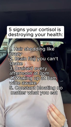 5 signs cortisol is too high