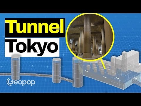 Il gigantesco tunnel sotterraneo di Tokyo, come funziona il G-Cans Project contro le inondazioni