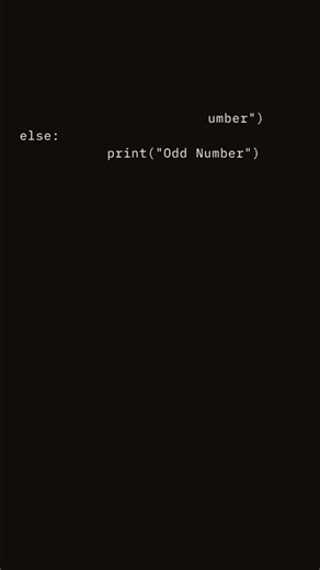 Even or Odd Checker in Python #shorts #python #begginers #