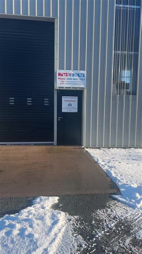 Hiking our way into work still in this weather! #nutsnboltsltd #Cookstown #NorthernIreland #snow