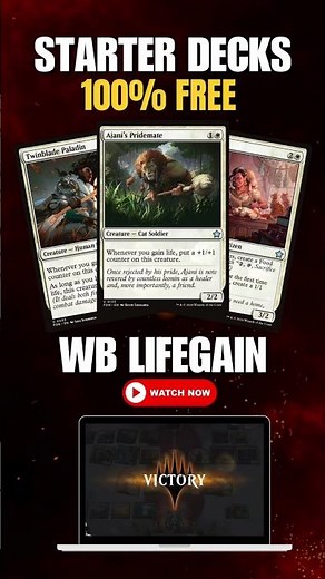 MTG Arena Free Lifegain Starter Deck Guide | Why New Players Love This Deck & How it Wins