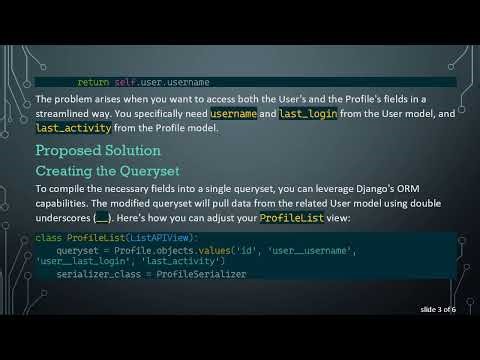 How to Efficiently Retrieve Fields from an Extended User Model in Django