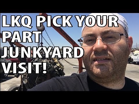 LKQ Pick Your Part Junkyard Visit - Picking an M56 Valve Cover