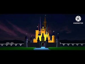 Disney logo 3D model (double tone)