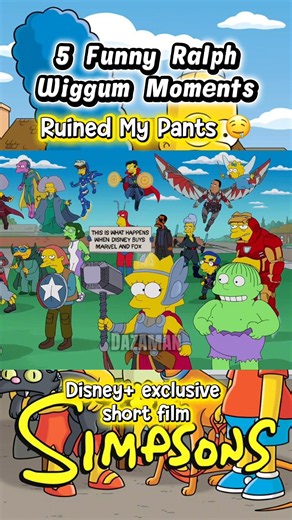 5 FUNNIEST Ralph Wiggum Moments 😂🔥 | The Simpsons