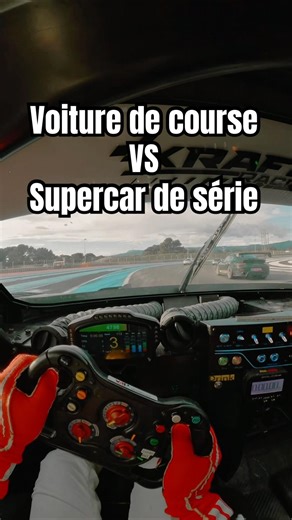 Est-ce qu’il y a match ? Voiture de course CONTRE supercar de série 🤜🏼⚡️🤛🏼 #racing #gt3rs #rs01