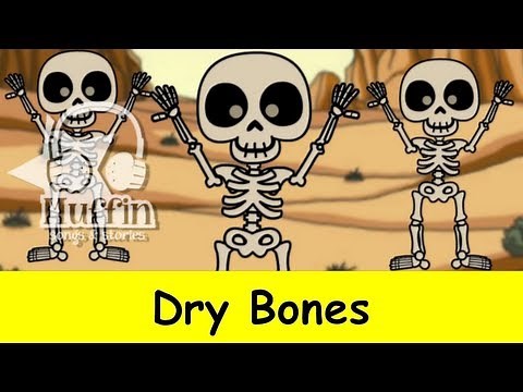Dry Bones (Dem Bones) - Bone Dance / Skeleton Dance | Family Sing Along - Muffin Songs