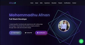 I built my personal portfolio website to showcase my projects & skills. 💻 Need the source code complete resources folder? Comment “Send” and I’ll send everything. ✅ #FullStackDeveloper #PortfolioWebsite #Code#webcoders