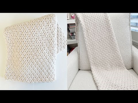 How to Crochet the Daisy Farm Diamond Weave Throw