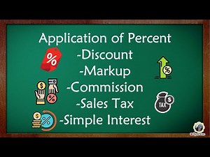 MATH 6 Quarter 2 - Application of Percent- Discount|Markup|Commission|Sales tax|Simple Interest