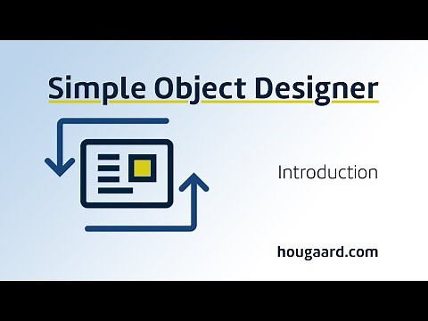 The Simple Object Designer for Business Central