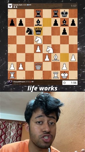 Play Your Best Move Whatever Comes Next #shorts #chess