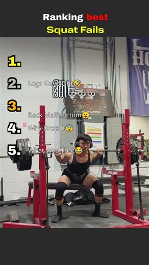 Ranking Best Squat Fails