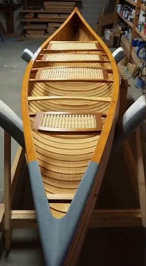 Secrets to a Perfect Shallow-V Canoe Build #CanoeBuilding #BoatBuild