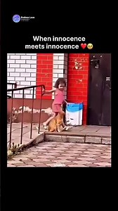 When innocence meets innocence ❤️🥹