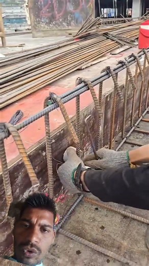 cover block for strength of slab or beem👍🤗🤔 #construction #heavycivil