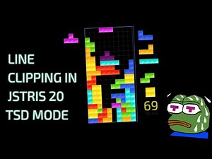 Line Clipping in Jstris 20 TSD
