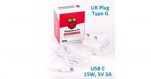 Raspberry Pi 15W (5V/3A) USB-C PSU