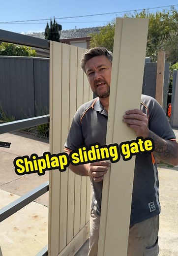 Cladding a Sliding Gate with Shiplap Boards