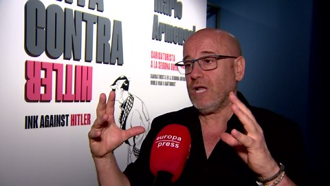 El MNAC acoge una muestra de caricaturas de Mario Armengol durante la Segunda Guerra Mundial