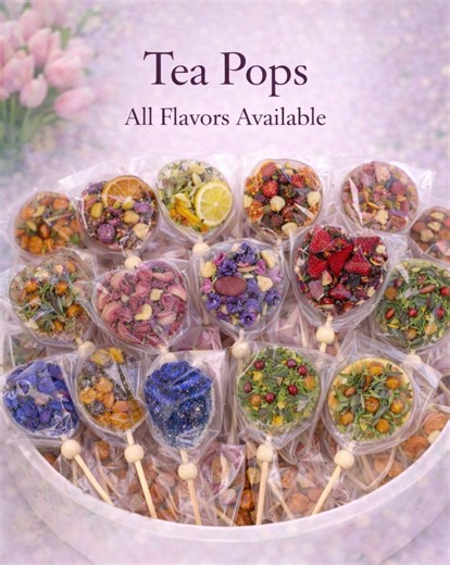 Handcrafted Herbal Tea Lollipops: Sugar-free Isomalt With Dried Fruit & Flowers - Etsy