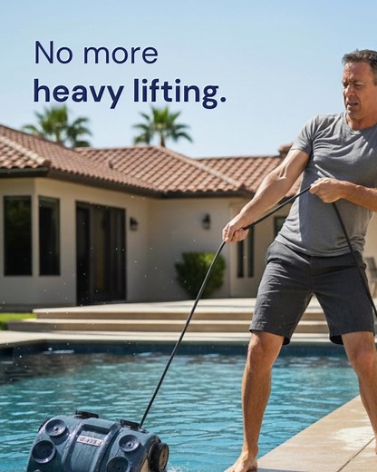 16 reactions | ‍♀️ Tired of lifting a heavy pool cleaner? ️‍♂️ A...