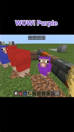 Minecraft Color Magic! #MinecraftViral #MinecraftShorts #MinecraftBuildHacks #MinecraftOnly