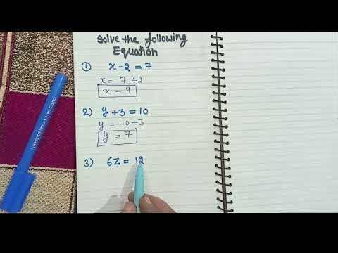 Linear Equations in One variable 🔥Easy Trick / class 8,9,10