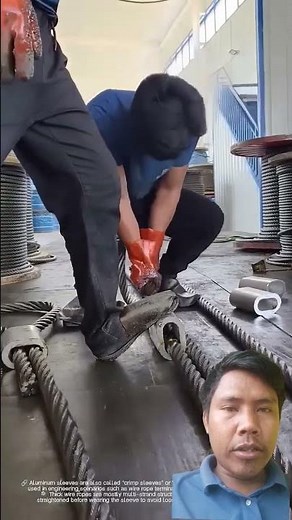 The art of steel wire bondage: the power of aluminum sleeves penetrating