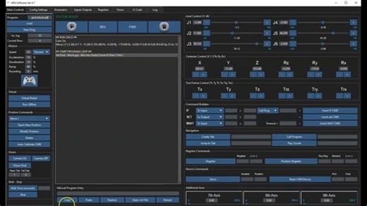 AR4 Robot Vision Guided Picking Python HMI pick and place - Open CV picking using a USB webcam [get.
