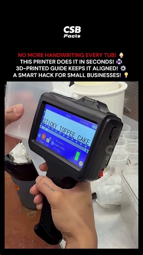 This Bakery Prints Ice Cream Labels in SECONDS! 🍦🤯 #Shorts