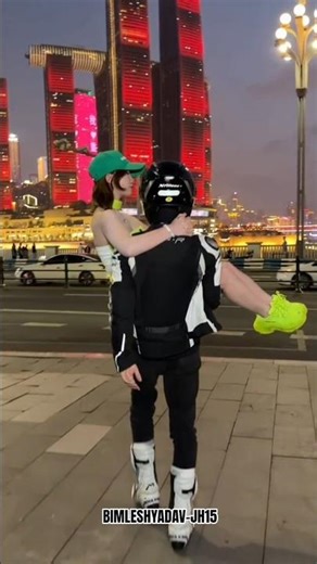 Couple Bike Rider🔥😎#couple #rider #bikelover #bikeride #motovlog #stunt #viral #trending #ytshorts