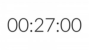 Download 30 seconds digital clock countdown timer animation on white screen perfect for urgency, timers, deadlines for free