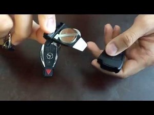 Replacing the Key Battery on a Mercedes CLK