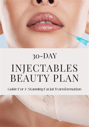 Injectables Guide, From Average to Pretty in 30 Days, Beauty Investment, Facial Glow Up - Etsy Canada