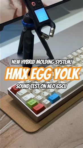 HMX Egg Yolk #soundtest #mechanicalkeyboard
