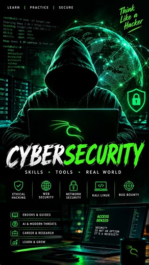 Cybersecurity for Beginners 🔥 Learn Ethical Hacking & Kali Linux #Shorts