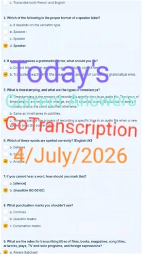 How I Passed GoTranscript Test in 2026 | Step-by-Step Tutorial #transcript #myscript #ias #motivatio
