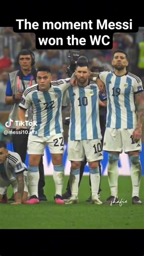 The moment Messi won the WC #football #barcelonafootball #championsleague