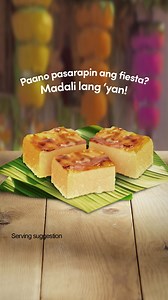 Easy lang pasarapin ng fiesta. Just add the creamy goodness of Eden, the #1 Cheese. Any fiesta, make it Eden better. M0195P041625E | Eden Cheese